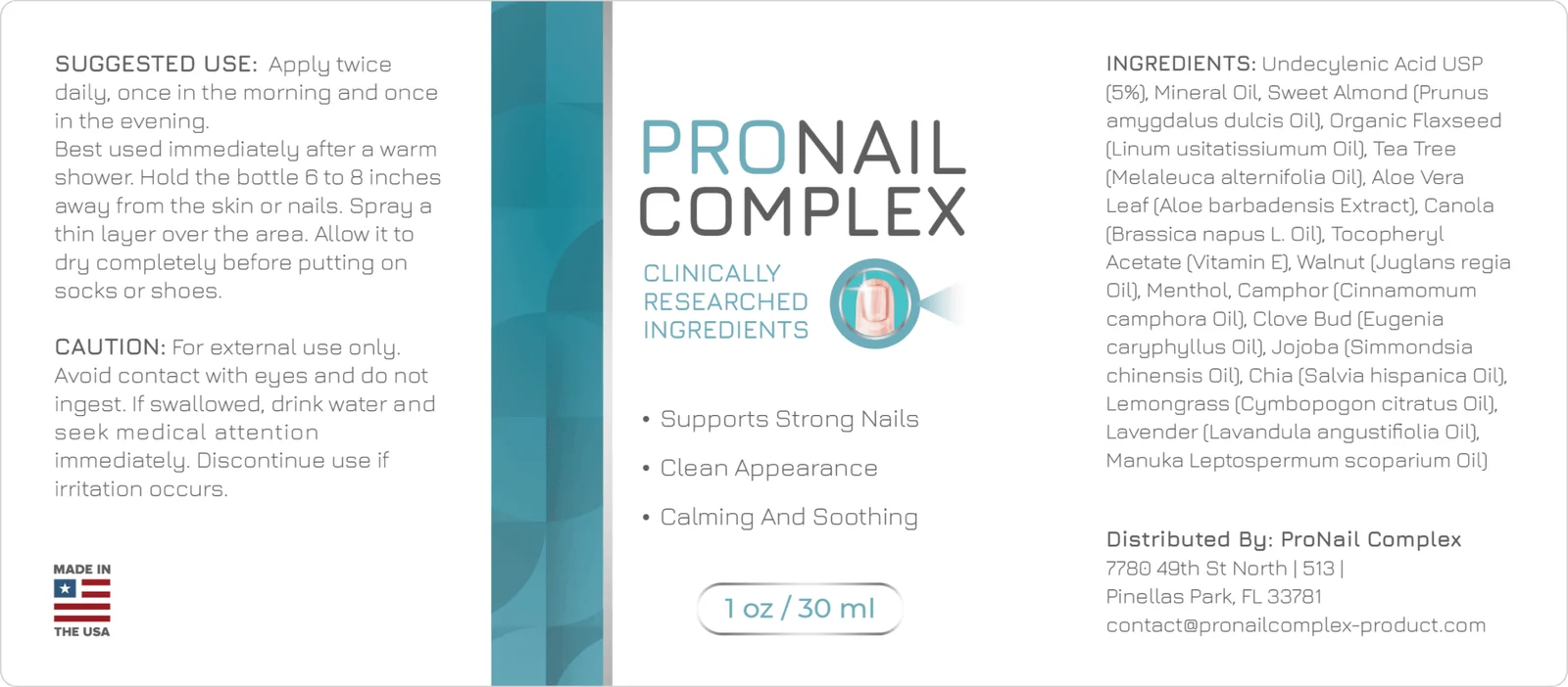 pronailcomplex - ingredients